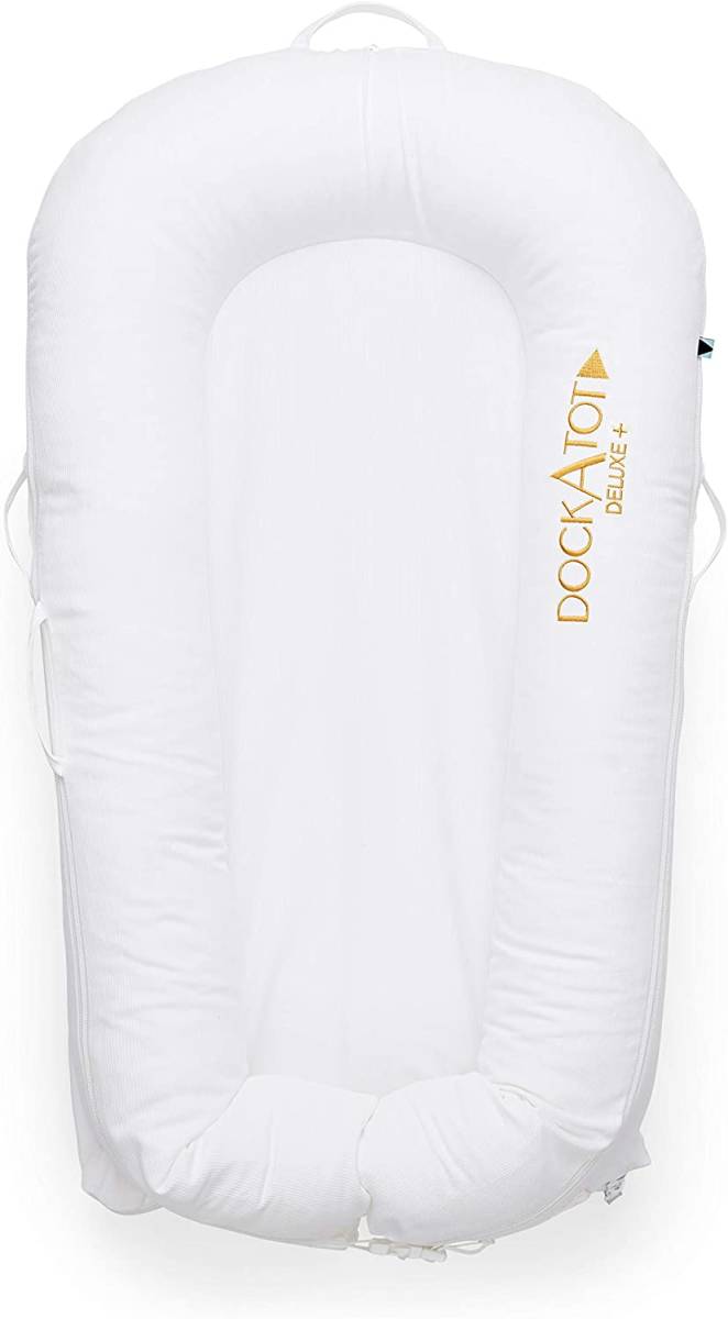 DockATot(dokatoto) Deluxe Deluxe+ детская кроватка bed in bed ... портативный Koo вентилятор 0-8 месяцев Pristine White