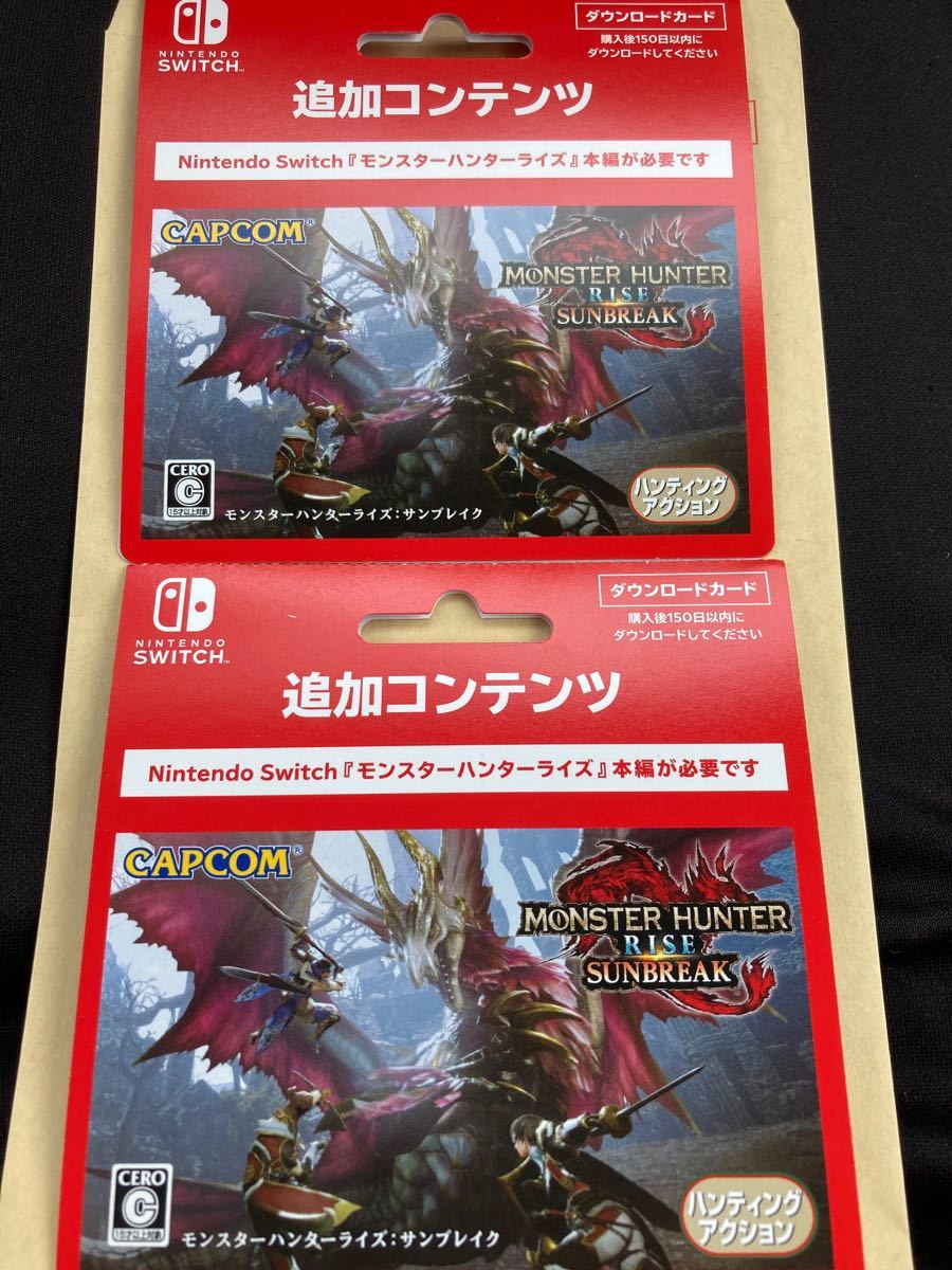 新品未使用!Nintendo Switch モンスターハンターライズ サンブレイク