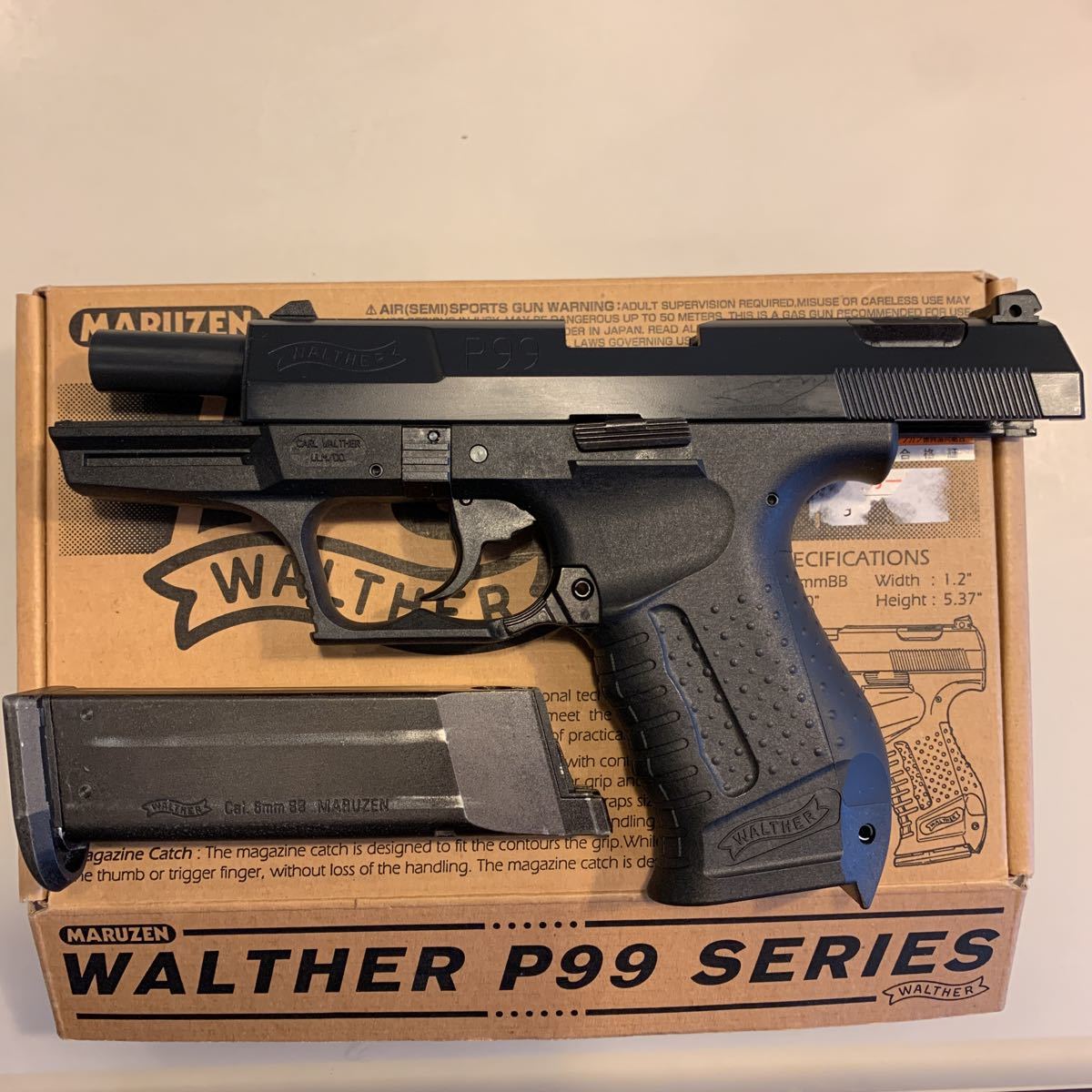 マルゼン ワルサーP99 GBB / MARUZEN Walther P99 www.pn