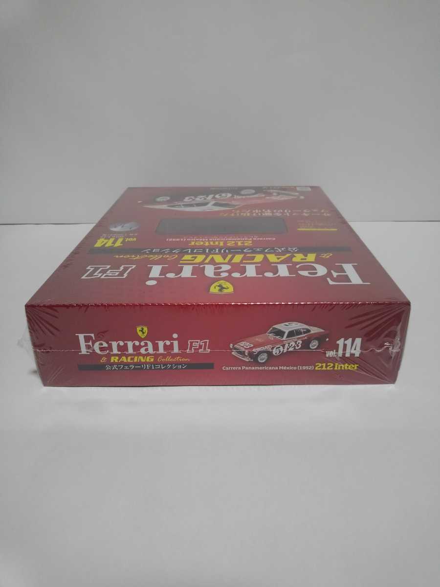 未開封 アシェット 公式フェラーリF1コレクション 1/43 vol.114 212 Inter カレラ・パナメリカーナ・メヒコ 1952年 #5 ミニカー Ferrari_画像3