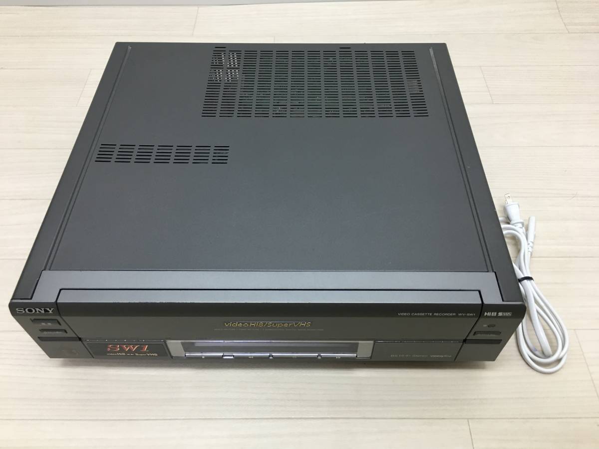 A2132◇SONY ソニー / Hi8 8ミリ-VHSダブルビデオデッキ / WV-SW1