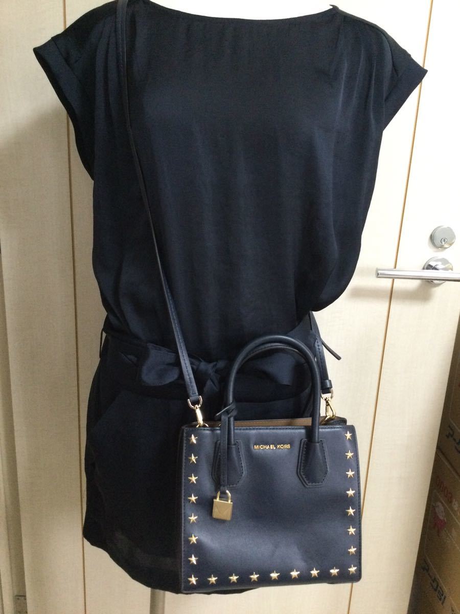 MICHAEL KORS 】マイケルコース レザースタッズ2way ショルダーバッグ