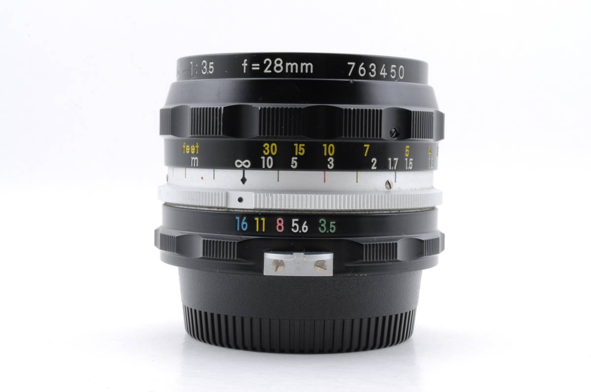 ニコン Nikon NIKKOR-H Auto 28mm f3.5 MF 一眼カメラレンズ 管K261_画像2