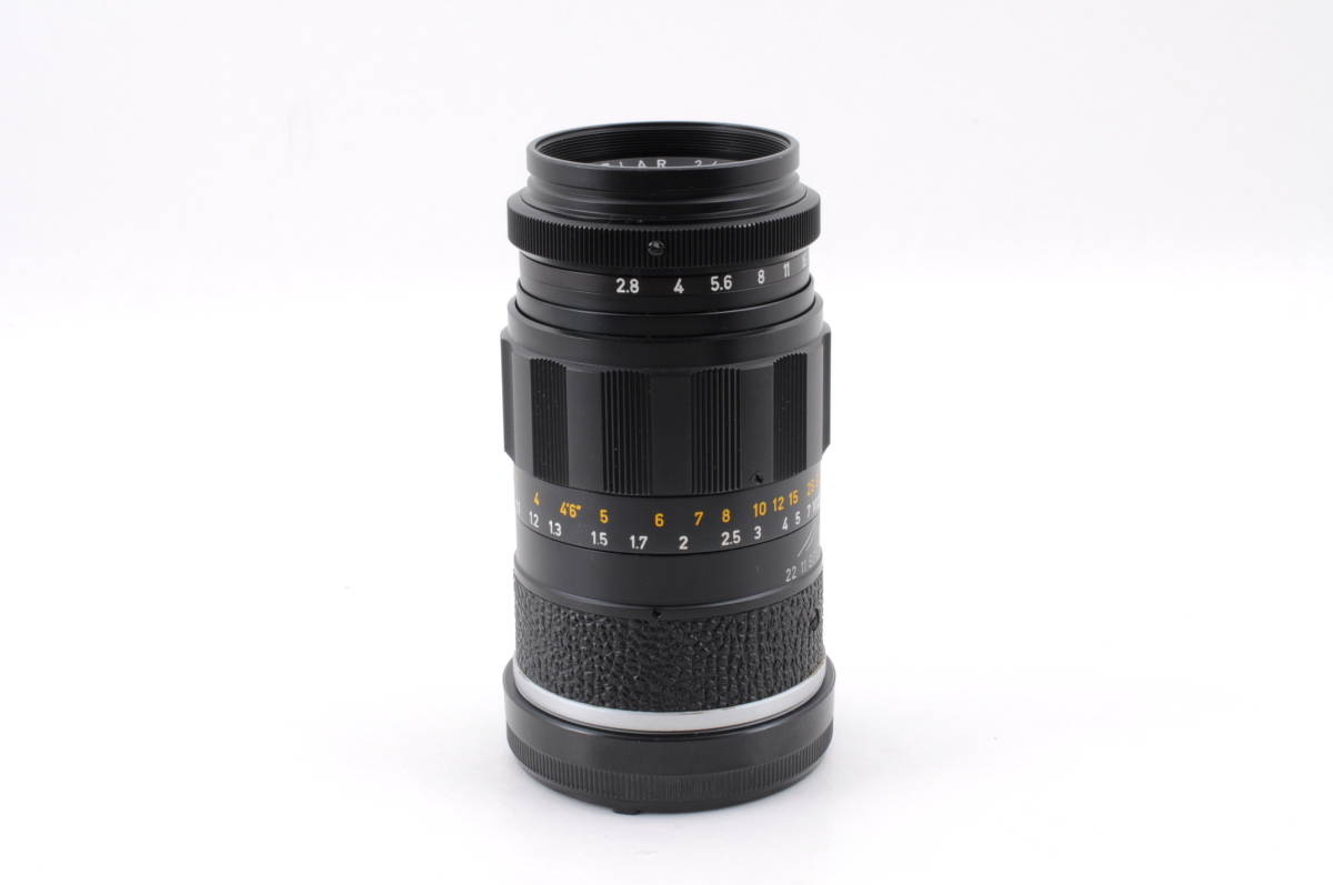 Leitz Wetzlar ELMARIT 90mm f2.8 ライカ LEICA Germany Mマウント MF 一眼カメラレンズ フード付 管L1034_画像3