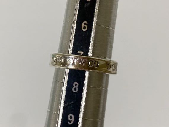 TIFFANY&Co ティファニー 指輪 リング 1837 ナローリング silver925