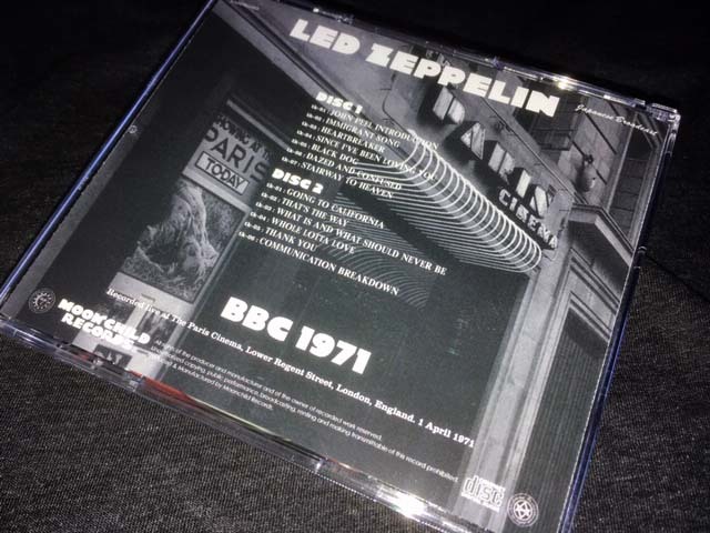 Moon Child ★ Led Zeppelin -「BBC 1971」ジャケットタイプC Japanese Broadcast プレス2CD_画像2