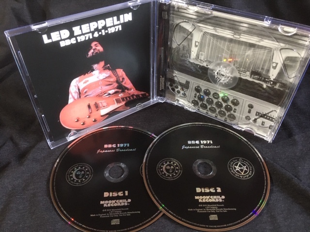 Moon Child ★ Led Zeppelin -「BBC 1971」ジャケットタイプC Japanese Broadcast プレス2CD_画像3