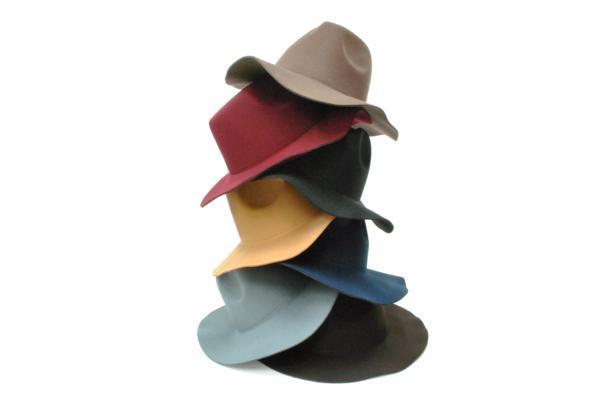 新品 かわいい*お洒落 大人気 ツバ広 無地 フェルト 中折れ ハット HAT 帽子 アウトドア UV対策 NA_画像2