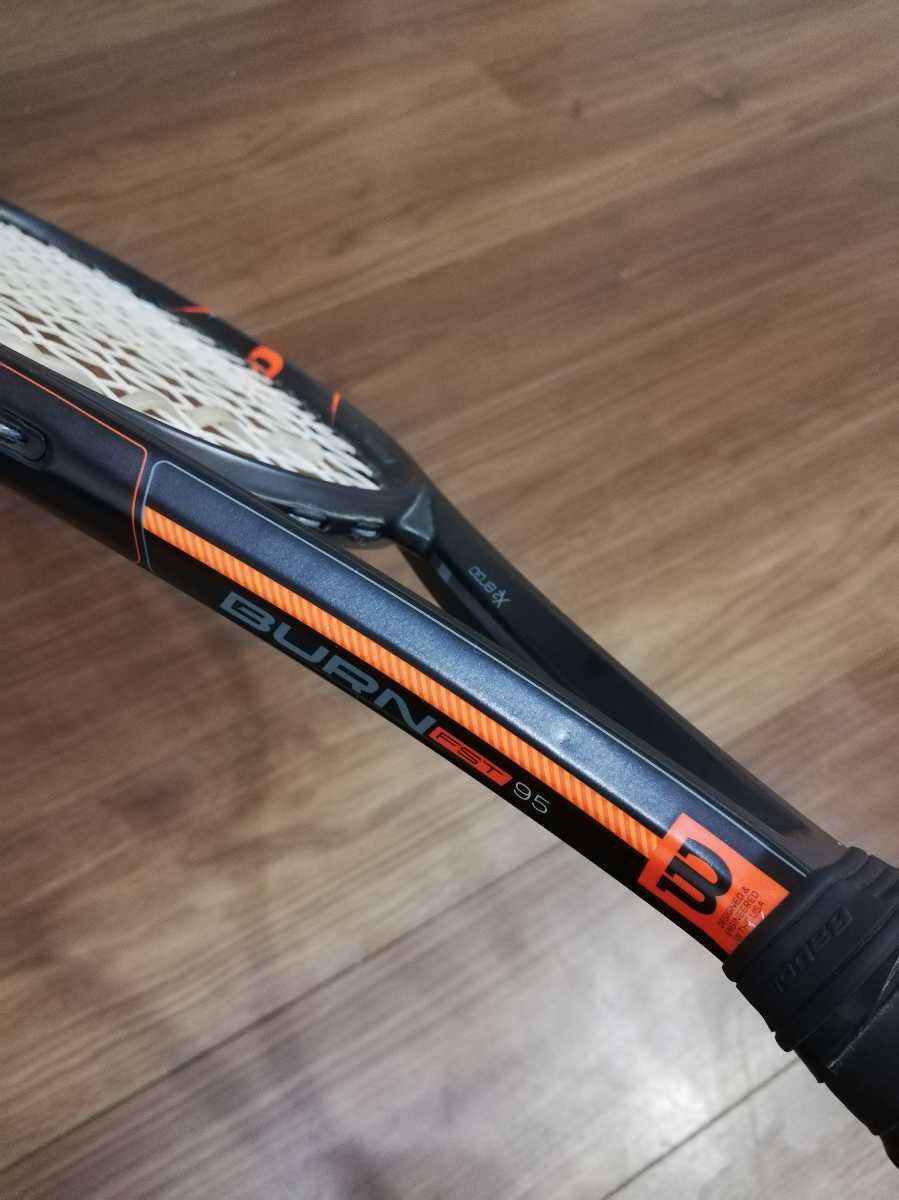 中古　ウィルソン　バーンFST95 Wilson BURN FST95 硬式テニスラケット _画像3