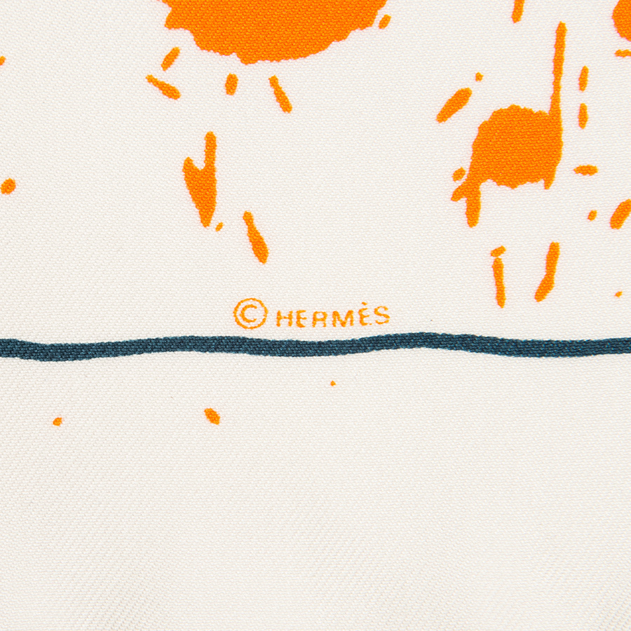 49％割引『5年保証』 HERMES エルメス ガヴロッシュ Cheval Surprise 思いがけない馬 892210T 01 スカーフ カレ45  ホワイト オレンジ 服飾小物 ブランド別 ファッション-SHOW8TSUCHIYA.COM