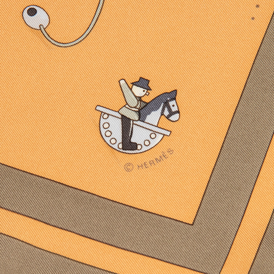 HERMES エルメス カレ90 Raconte moi le Cheval お馬の話をして