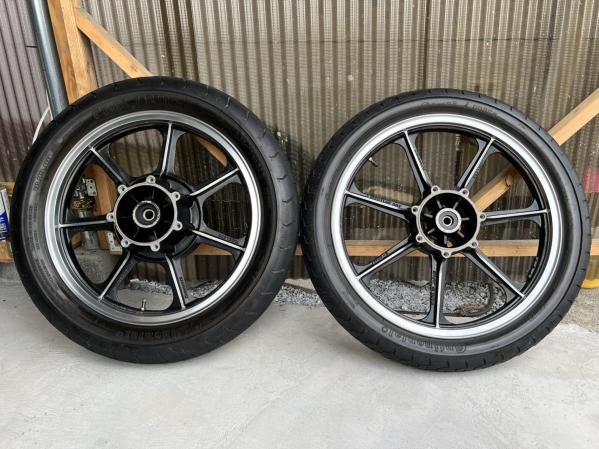 ☆カワサキkawasakiZ400FXE4純正前後ホイル Z550FX Z750FX GPZ等☆ www
