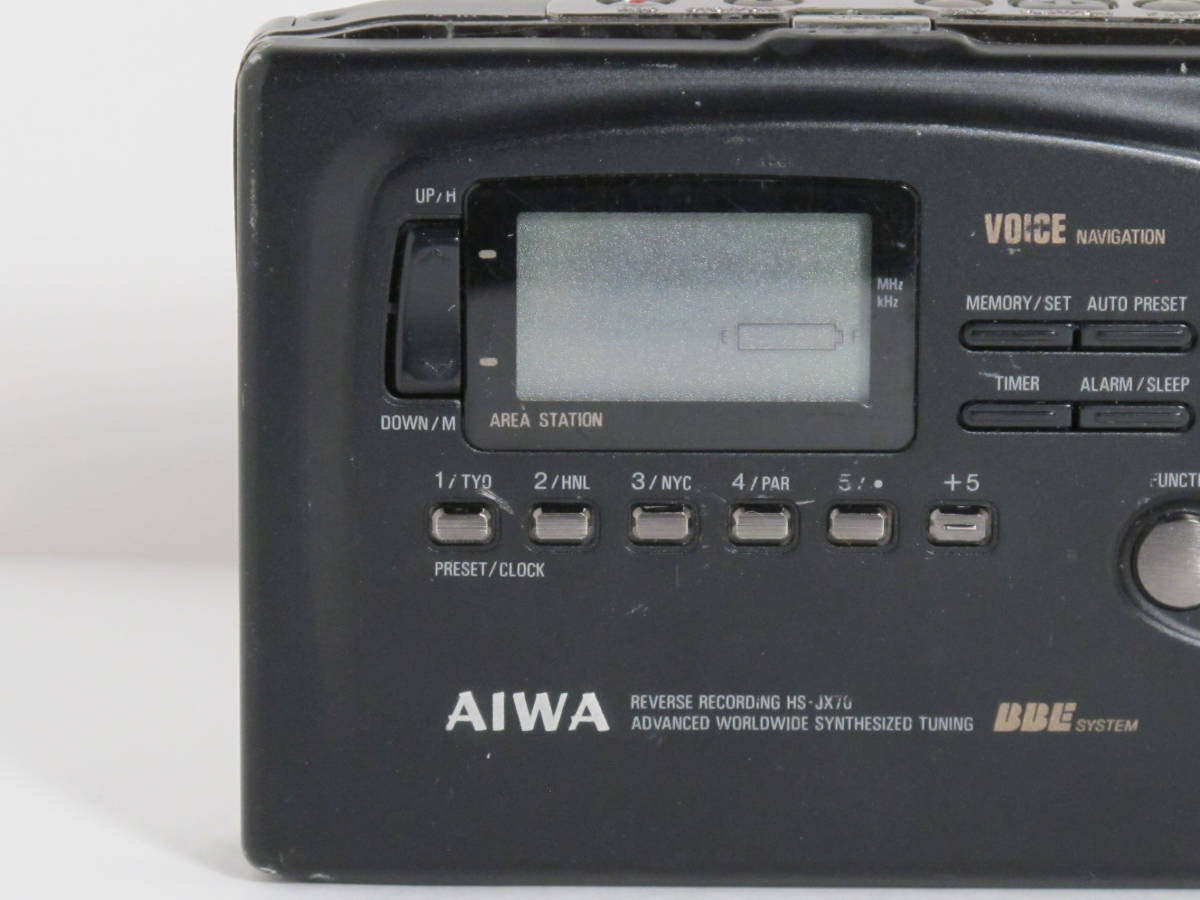 AIWA アイワ HS-JX70 ジャンク STEREO RADIO CASSETTE RECORDER