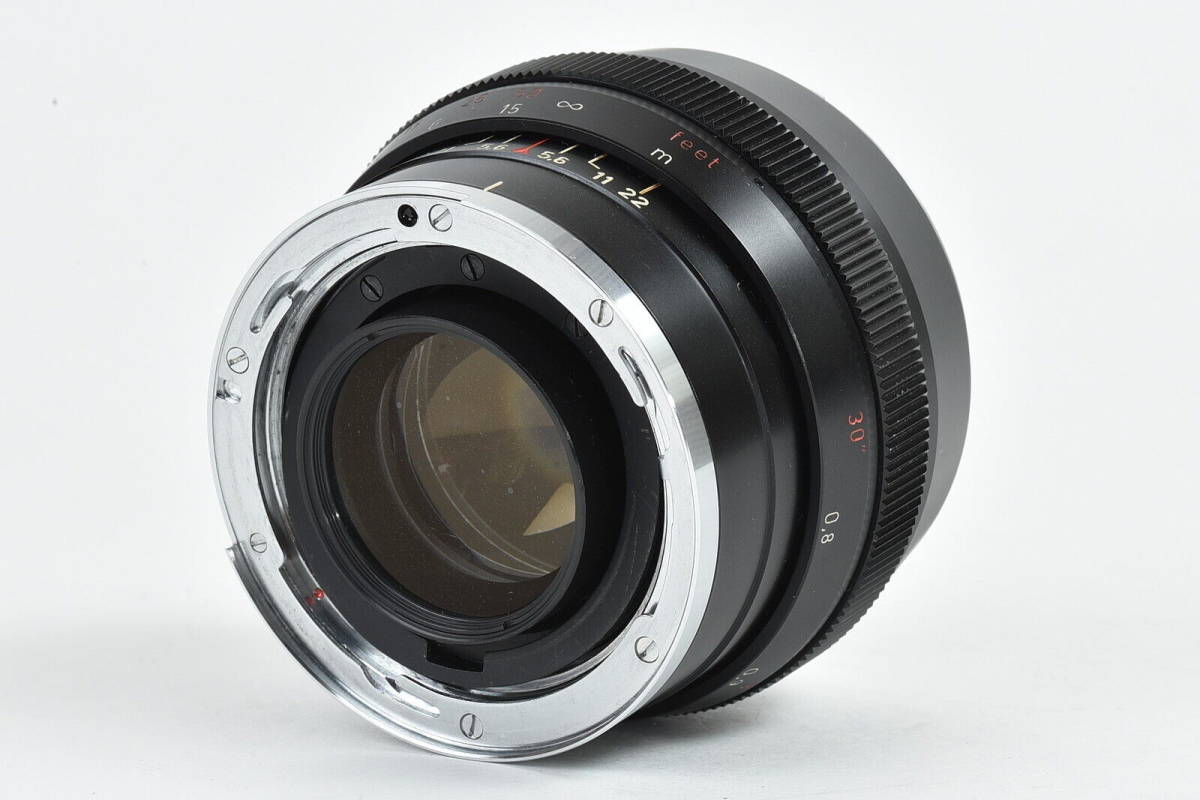 ★超希少★Carl Zeiss Sonnar ゾナー 85mm F2 Lens For Contarex コンタレックス用 ブラック♪/g17の画像3