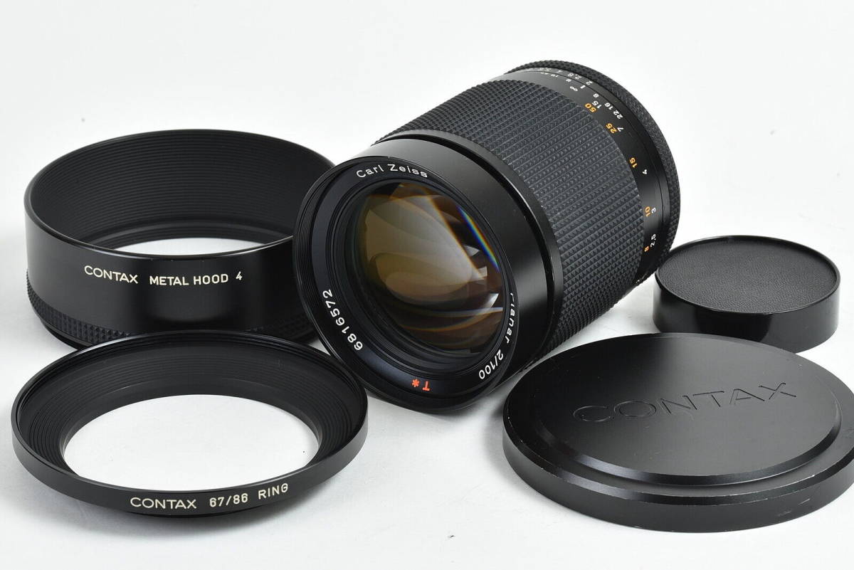 ☆良品☆CONTAX コンタックス Carl Zeiss Planar 100mm F2 T ☆良品☆CONTAX コンタックス Carl Zeiss Planar 100mm F2 T