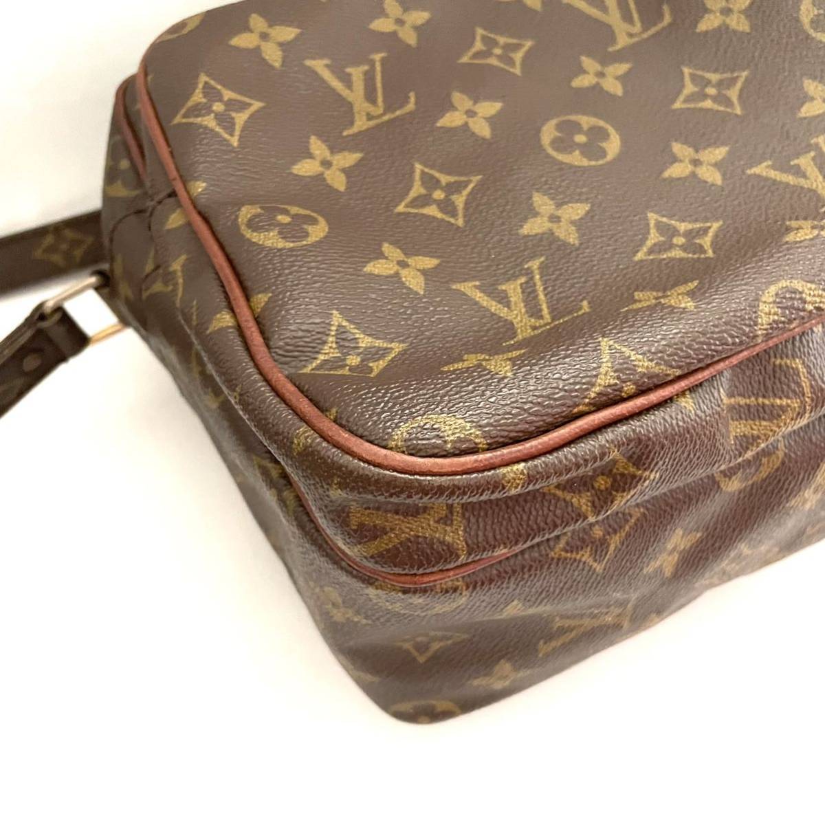 【美品】 1円スタLOUIS VUITTON ルイヴィトン モノグラム ミグラトゥール ナイル ショルダーバッグ 斜め掛け ブラウン メンズ レディース_画像5