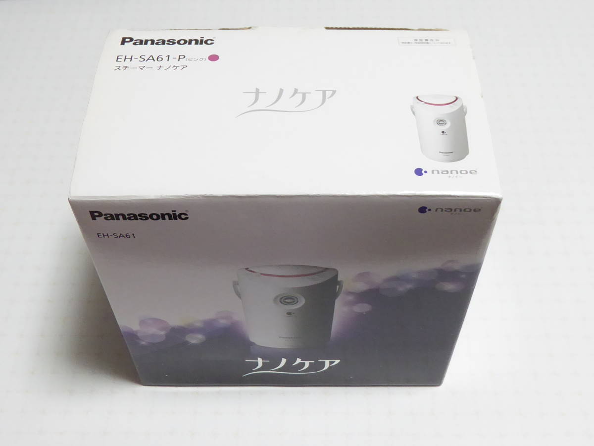 未使用 Panasonic スチーマーナノケア EH-SA61-P　送料無料