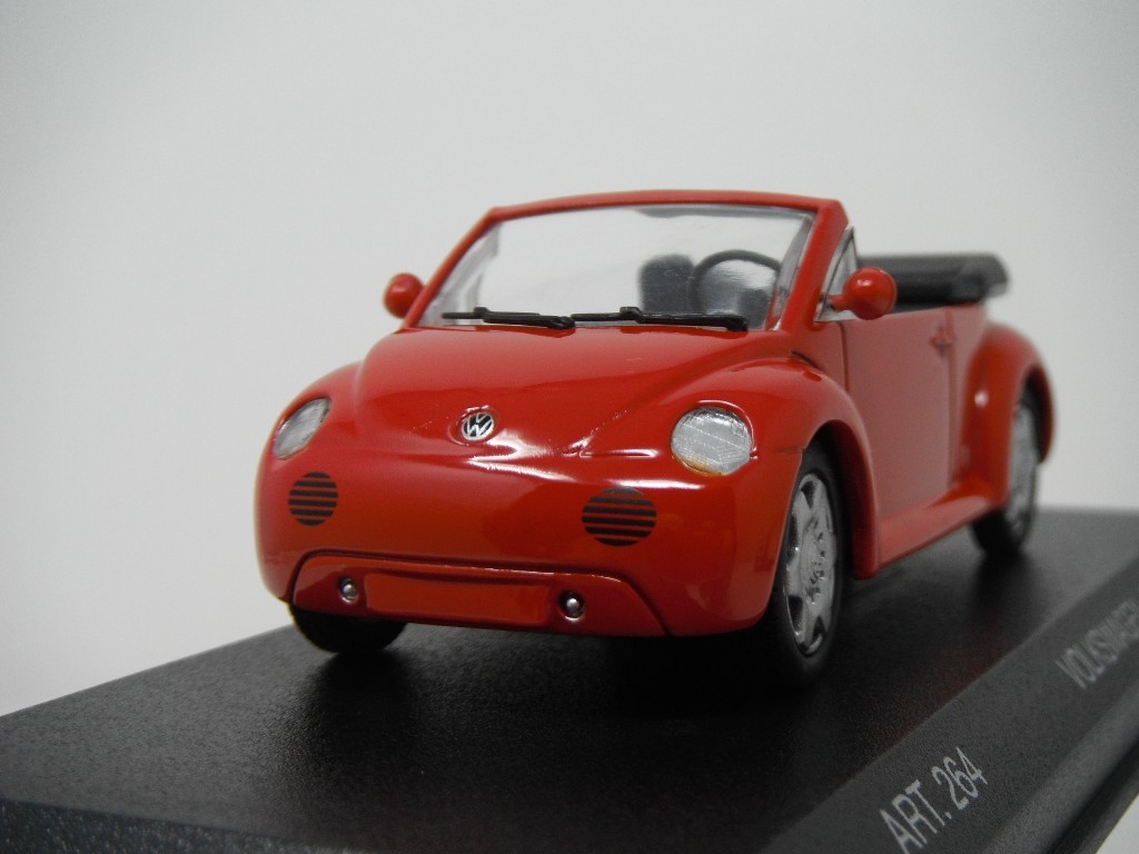 ■ detailcarsディテールカーズ『1/43 VOLKSWAGEN CONCEPT 1 1994 CABRIO 赤 フォルクスワーゲンコンセプト ダイキャストミニカー』_画像2