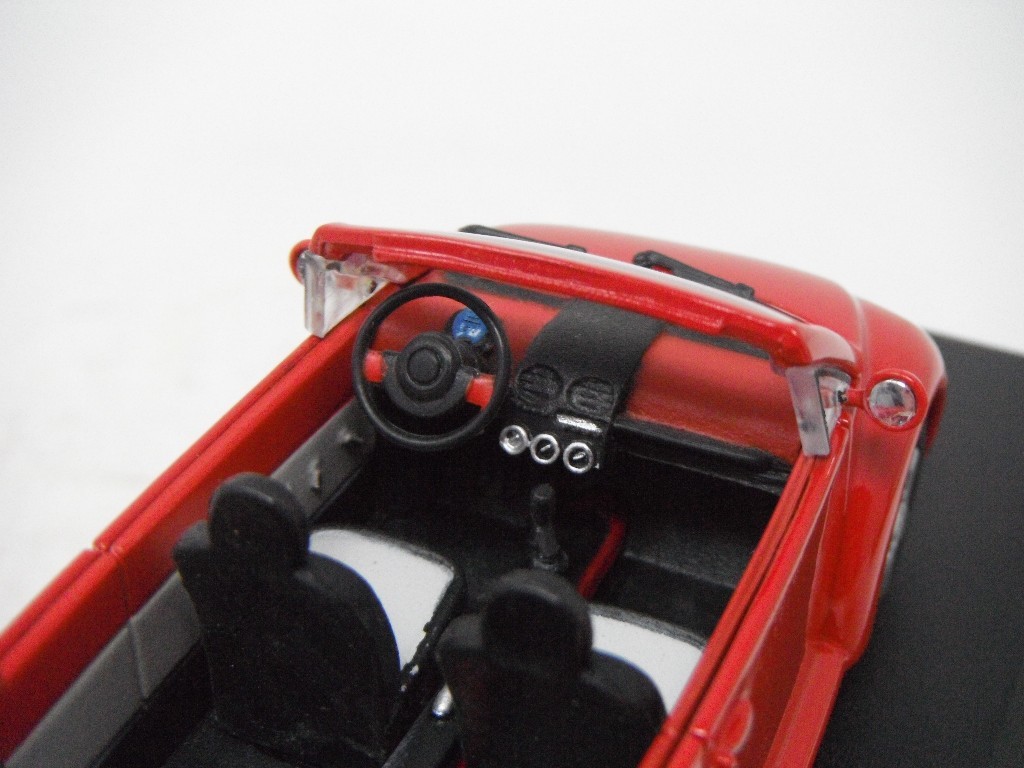 ■ detailcarsディテールカーズ『1/43 VOLKSWAGEN CONCEPT 1 1994 CABRIO 赤 フォルクスワーゲンコンセプト ダイキャストミニカー』_画像6