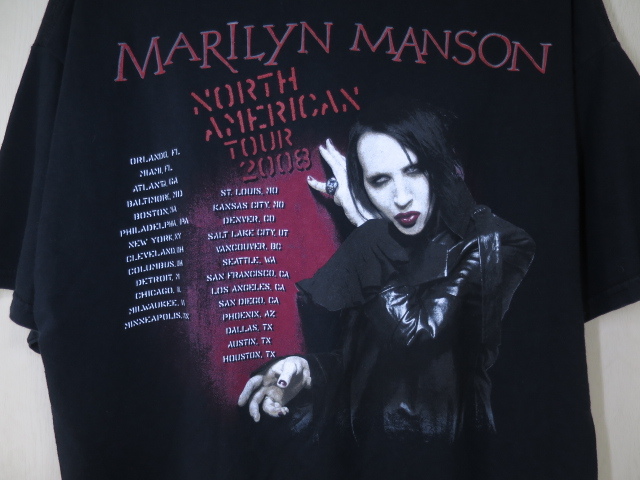 00s Marilyn Manson マリリンマンソン ビンテージ バンド Tシャツ L 
