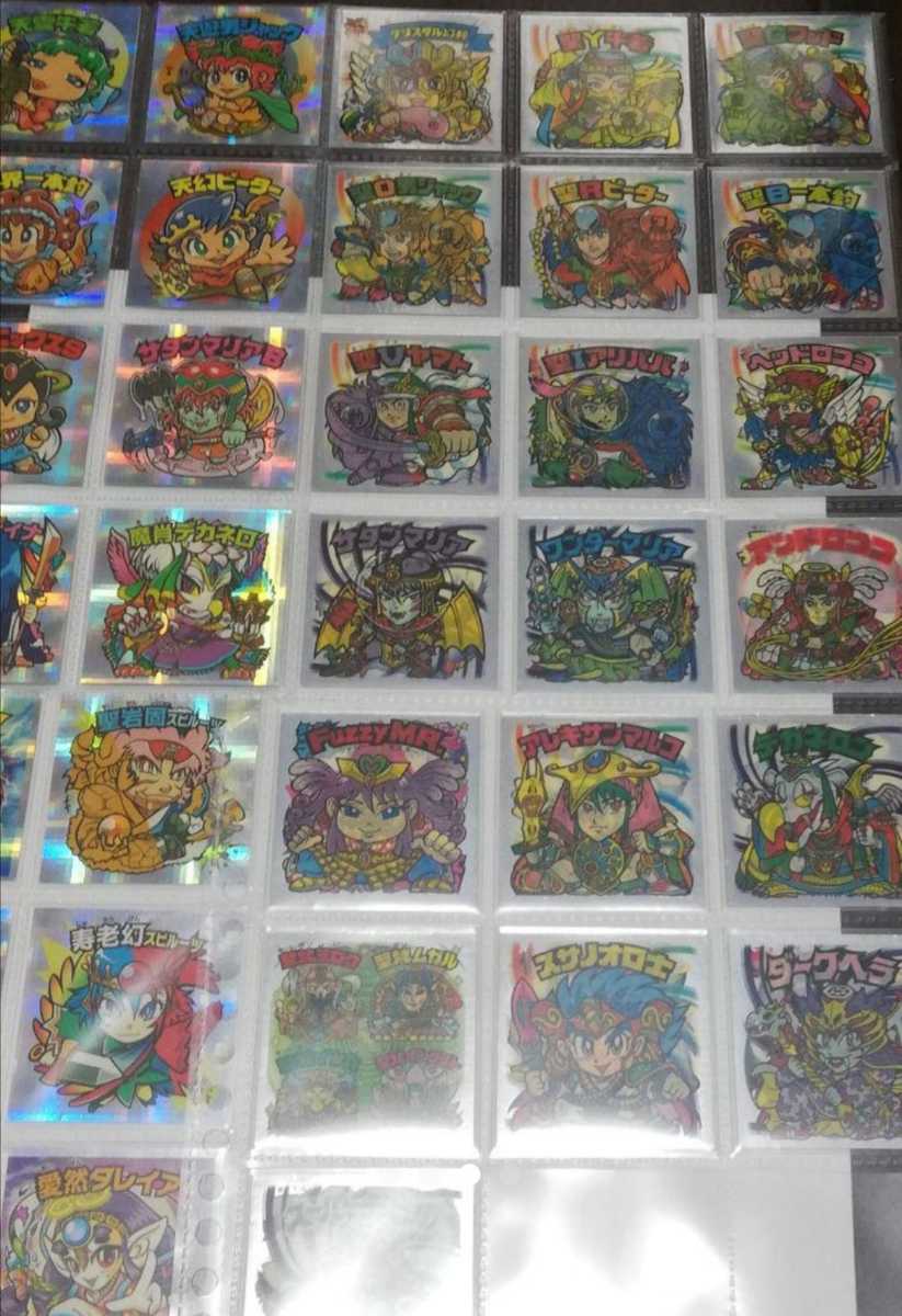 ビックリマン ルーツ伝 43種 ヘッド フルコンプ キラ シール ロッテ