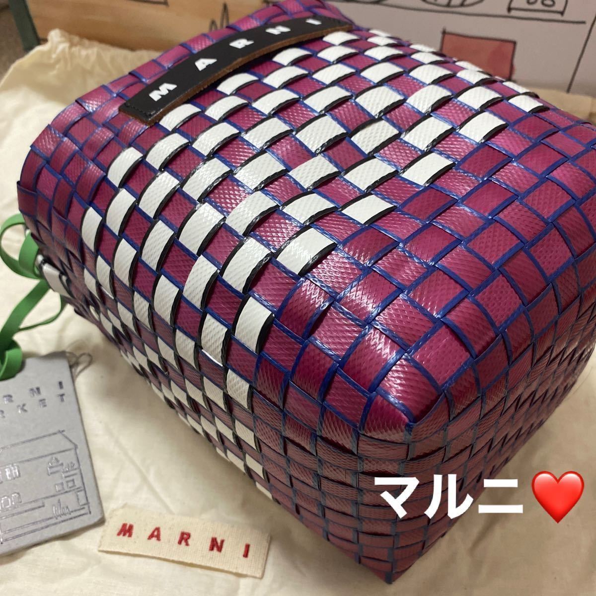 マルニフラワーカフェ ピクニック カゴバッグ 阪急うめだ 百貨店購入