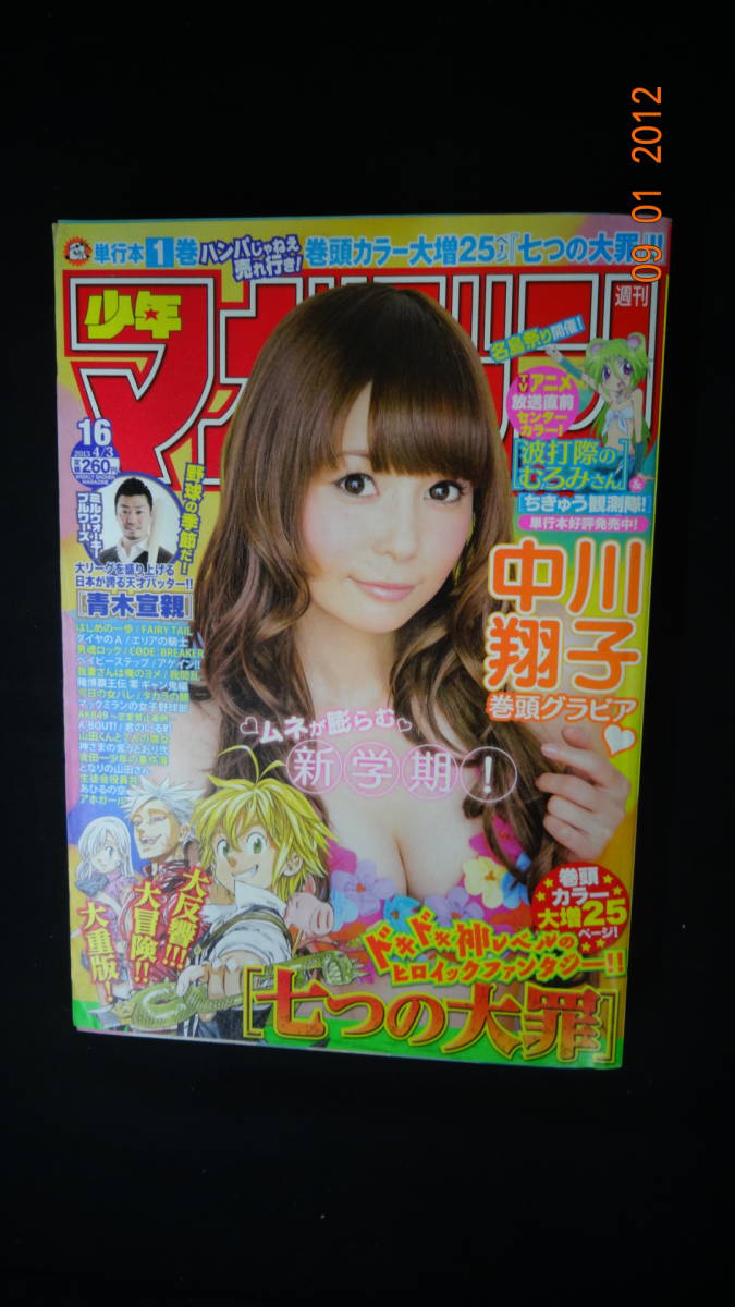 週刊少年マガジン 2013年4月3日号 no.16 中川翔子/青木宣親_画像1