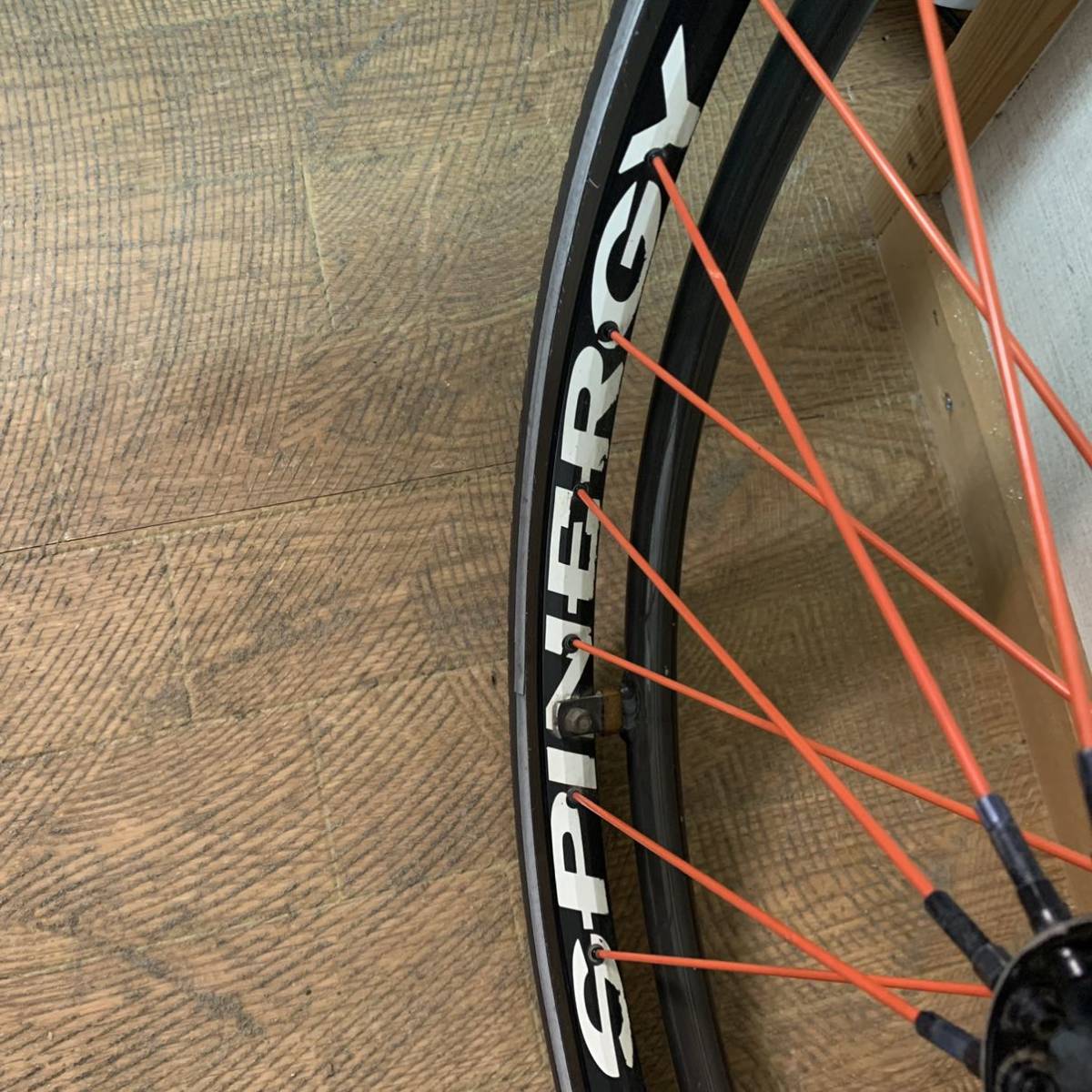 管1914 スピナジー Spinergy SPOX オレンジスポーク 車椅子用 ペア