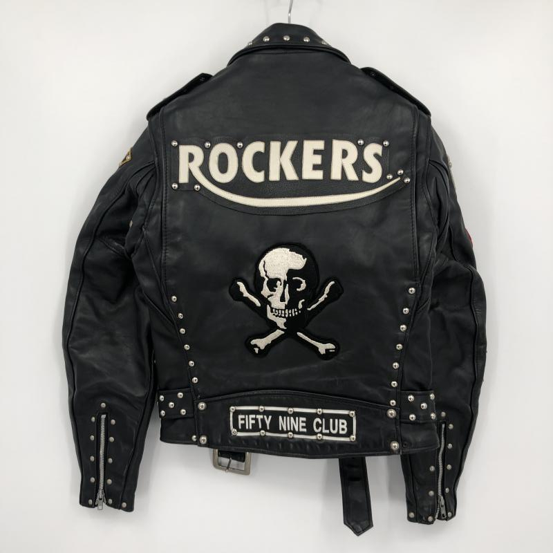 schott 613 ダブルライダースジャケット サイズ34 カスタム品 メンズ