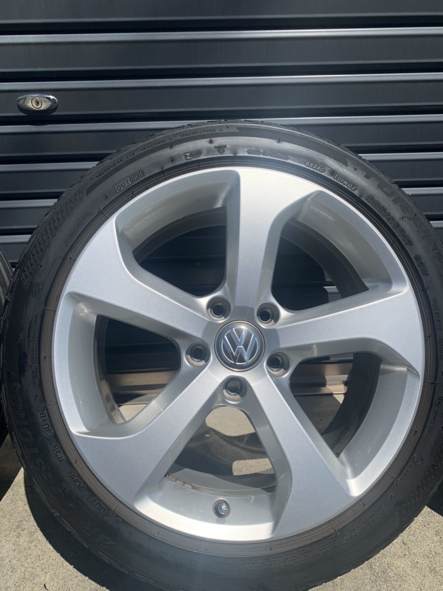 有名人芸能人】 VW GOLF7 GTI 純正ホイール4本セット 日本人気超絶の