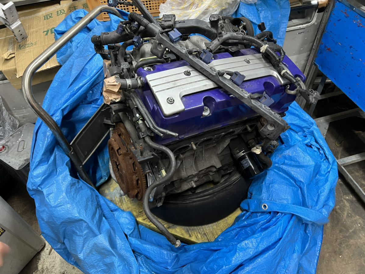 前期 インテグラタイプR DC5 k20a エンジン 本体 補器類ハーネス付き