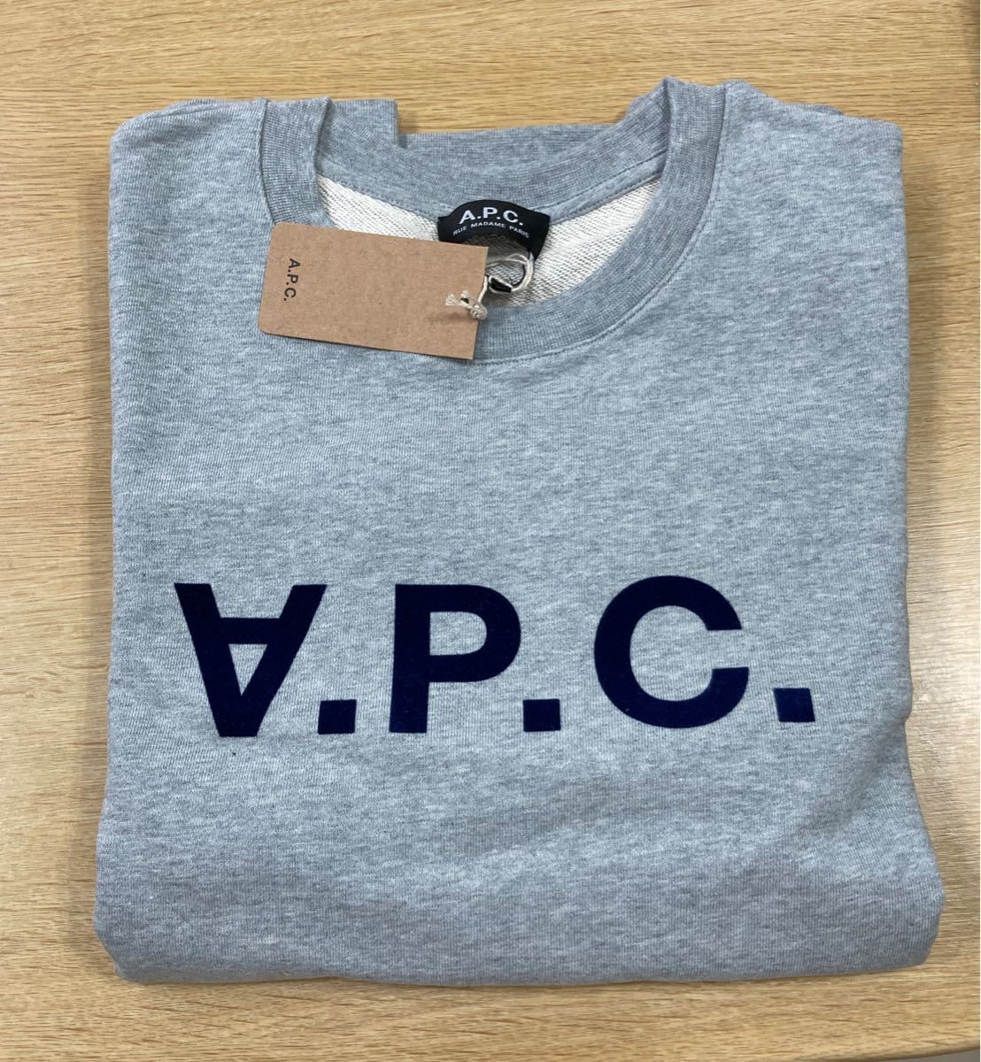 A.P.C. VPC スウェットシャツ M ロゴ アーペーセー APC グレー