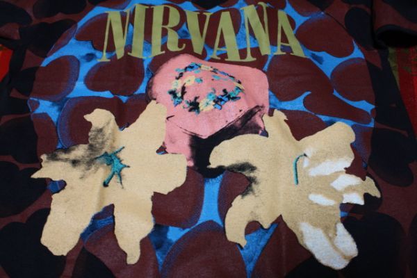  rare USA made giant single stitch NIRVANA Heart Shaped Boxniruva-na band T-shirt # Cart ko bar nre Chile Ray ji90s liking 