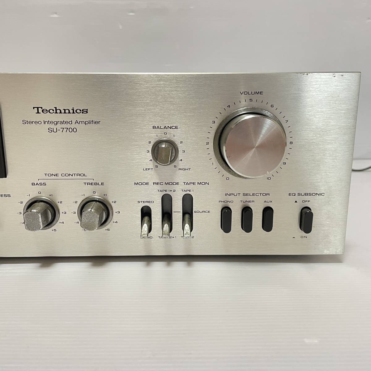 Technics テクニクス プリメインアンプ SU-7700 オーディオ Technics テクニクス プリメインアンプ SU-7700 オーディオ