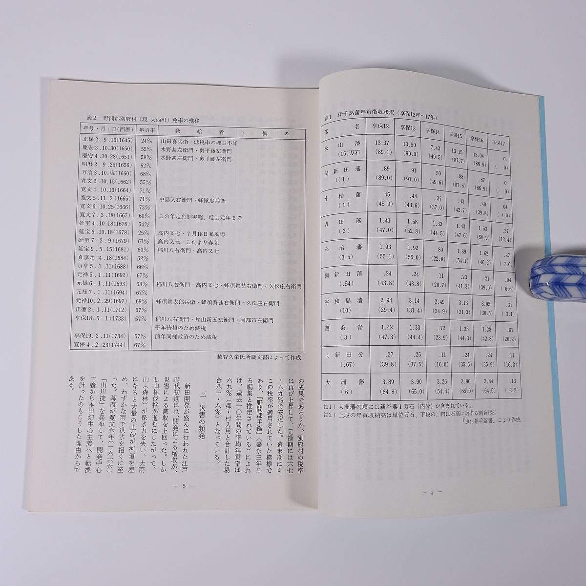 伊豫史談 266号 1987/7 愛媛県 伊予史談会 小冊子 郷土本 歴史 日本史 民俗 享保の大飢饉前後の松山藩 新今昔物語 ハウスみかん栽培 ほか_画像7