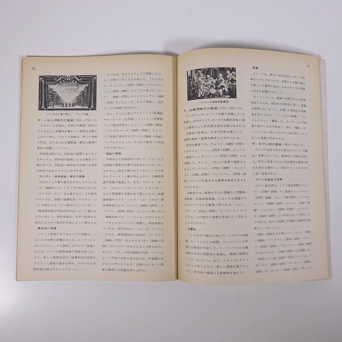 【楽譜】 改訂 音楽 Ⅱ 池内友次郎監修 教育出版 1976 大型本 教科書 音楽_画像8