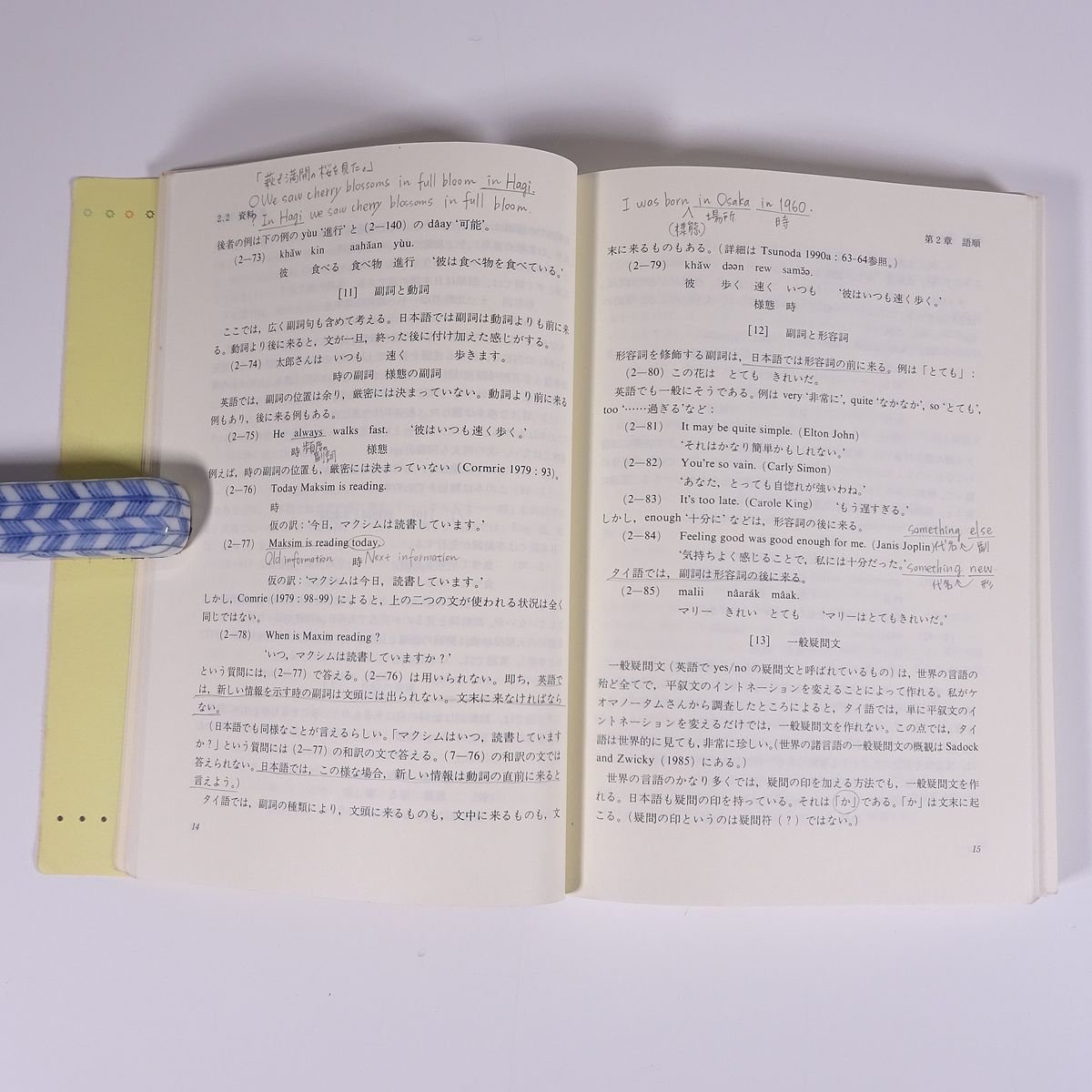 世界の言語と日本語 角田太作 くろしお出版 1996 単行本 社会学 言語学 ※書込少々_画像7