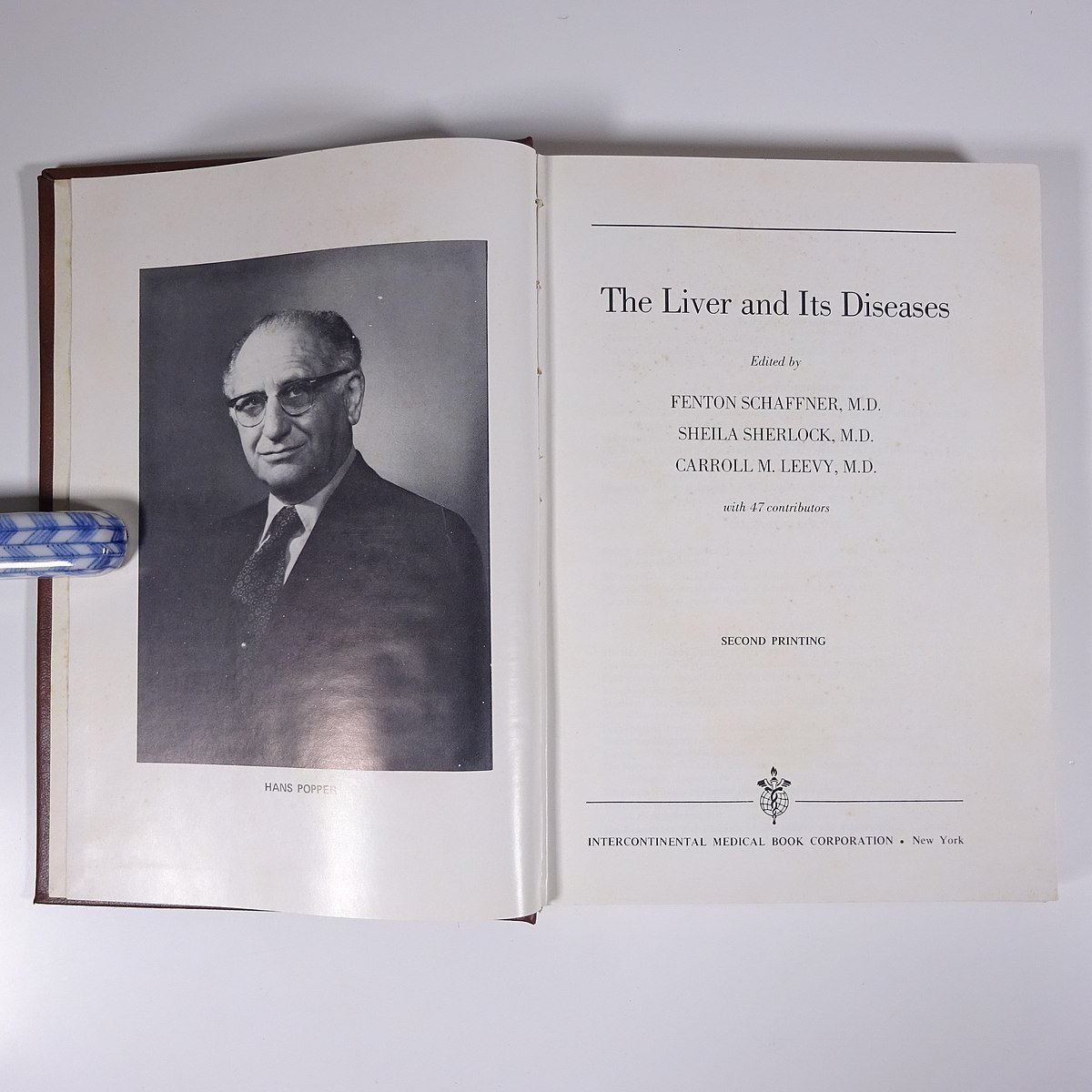 【英語洋書】 THE LIVER and Its Diseases 肝臓とその病気 SCHAFFNER シャフナーほか著 1974 大型本 医学 医療 治療 病院 医者_画像6