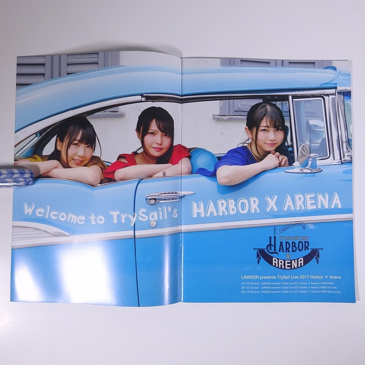 TrySail Try Sale Live 2017 Harbor×Arena music pamphlet Live voice actor flax ... Amemiya heaven summer river ..
