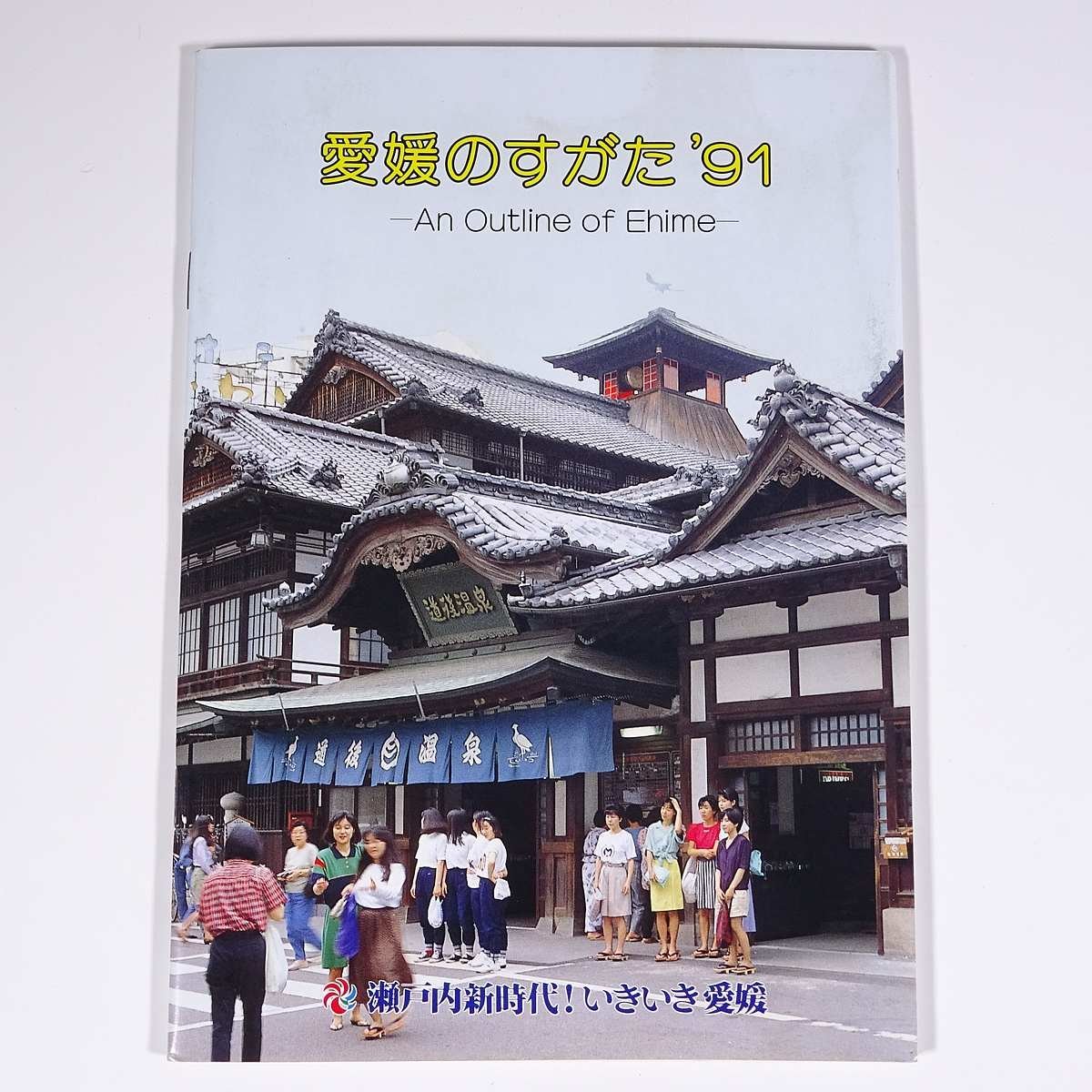 愛媛のすがた ’91 瀬戸内新時代！いきいき愛媛 愛媛県統計協会 1991 小冊子 地図 郷土本_画像1