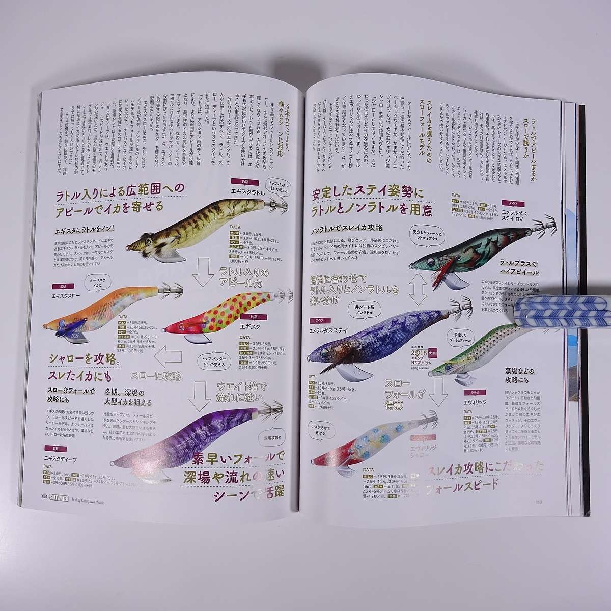 SALTWATER ソルトウォーター 通巻176号 2018/10 地球丸 雑誌 つり 釣り フィッシング 特集・エギング超入門 ほか_画像8