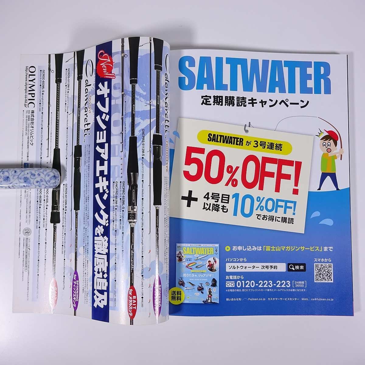 SALTWATER ソルトウォーター 通巻176号 2018/10 地球丸 雑誌 つり 釣り フィッシング 特集・エギング超入門 ほか_画像10