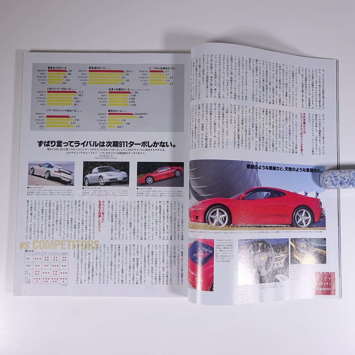 MOTOR MAGAZINE No.527 1999/6 モーターマガジン社 雑誌 自動車 乗用車 カー 特集・今、一番気になるモデル同士を比べる ほか_画像7