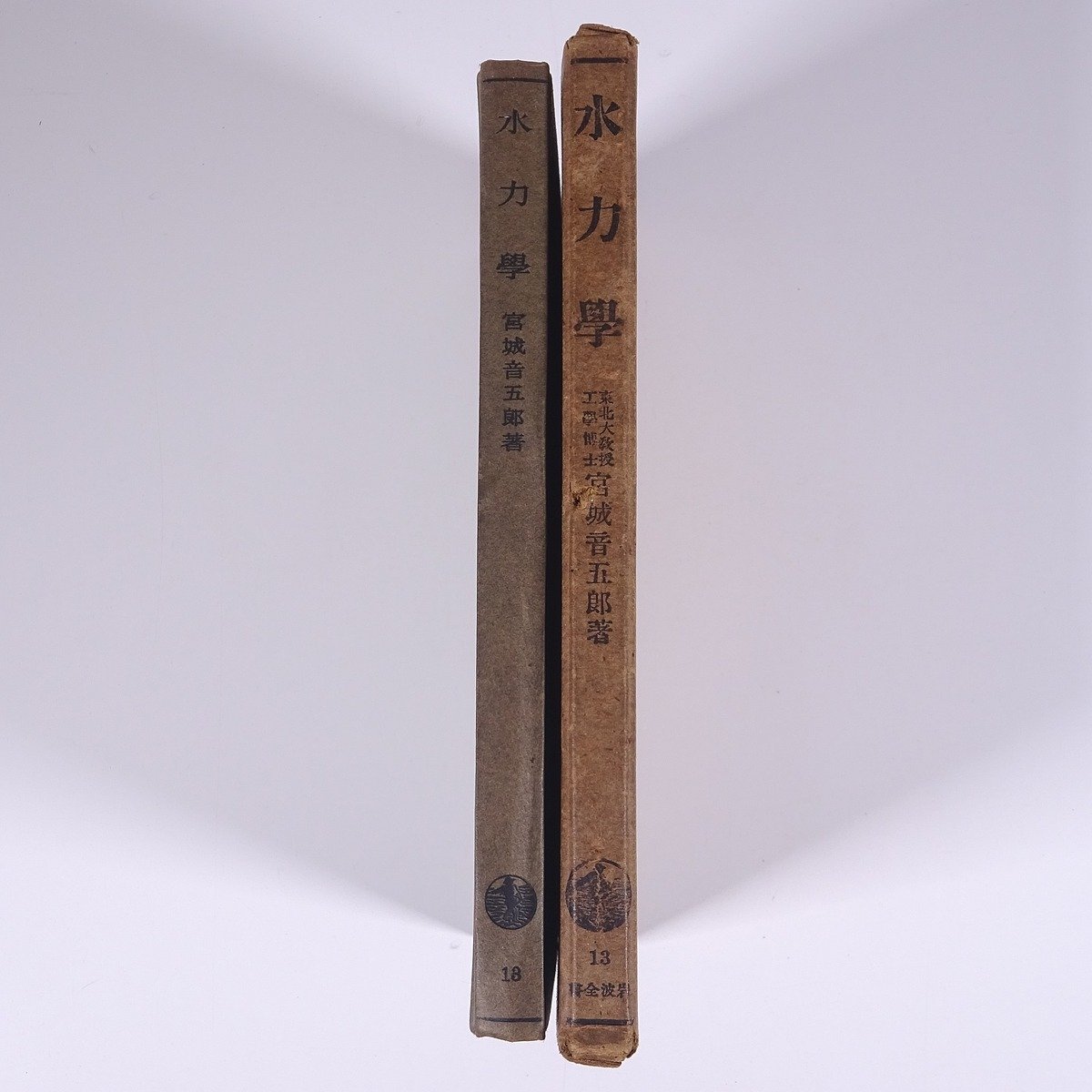 水力学 宮城音五郎 岩波全書 岩波書店 昭和一六年 1941 古書 函入り単行本 物理学 水理学 流体力学_画像3