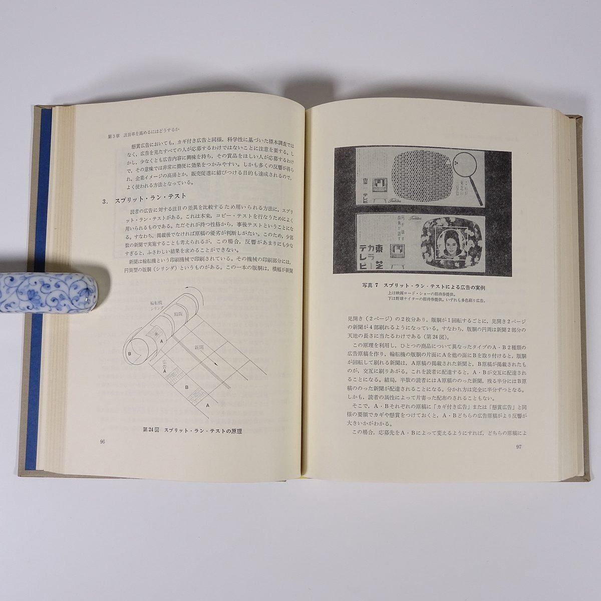 新聞広告 その使い方と効果のとらえ方 日本新聞協会 1970 裸本 単行本 ビジネス 新聞社 マスコミ コマーシャル 広告計画 注目率 ほか_画像6