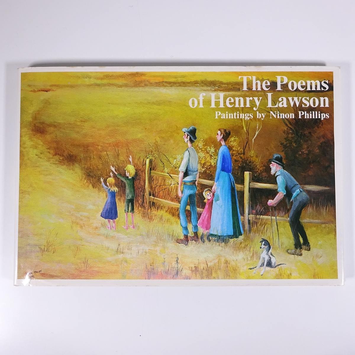 【英語洋書】 The Poems of Henry Lawson ヘンリー・ローソンの詩 絵・ニノン・フィリップス 1980 大型本 絵本_画像1