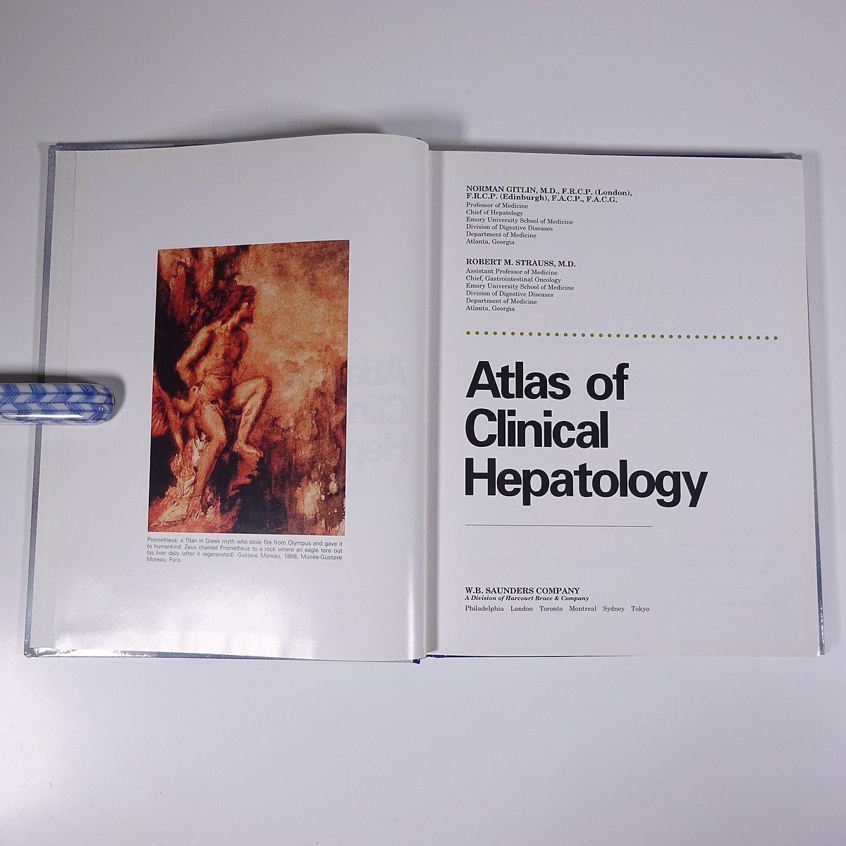 【英語洋書】 Atlas of Clinical Hepatology 臨床肝臓学 GITLIN＆STRAUSS ギトリン＆シュトラウス 1995 大型本 医学 医療 治療 病院 医者_画像5