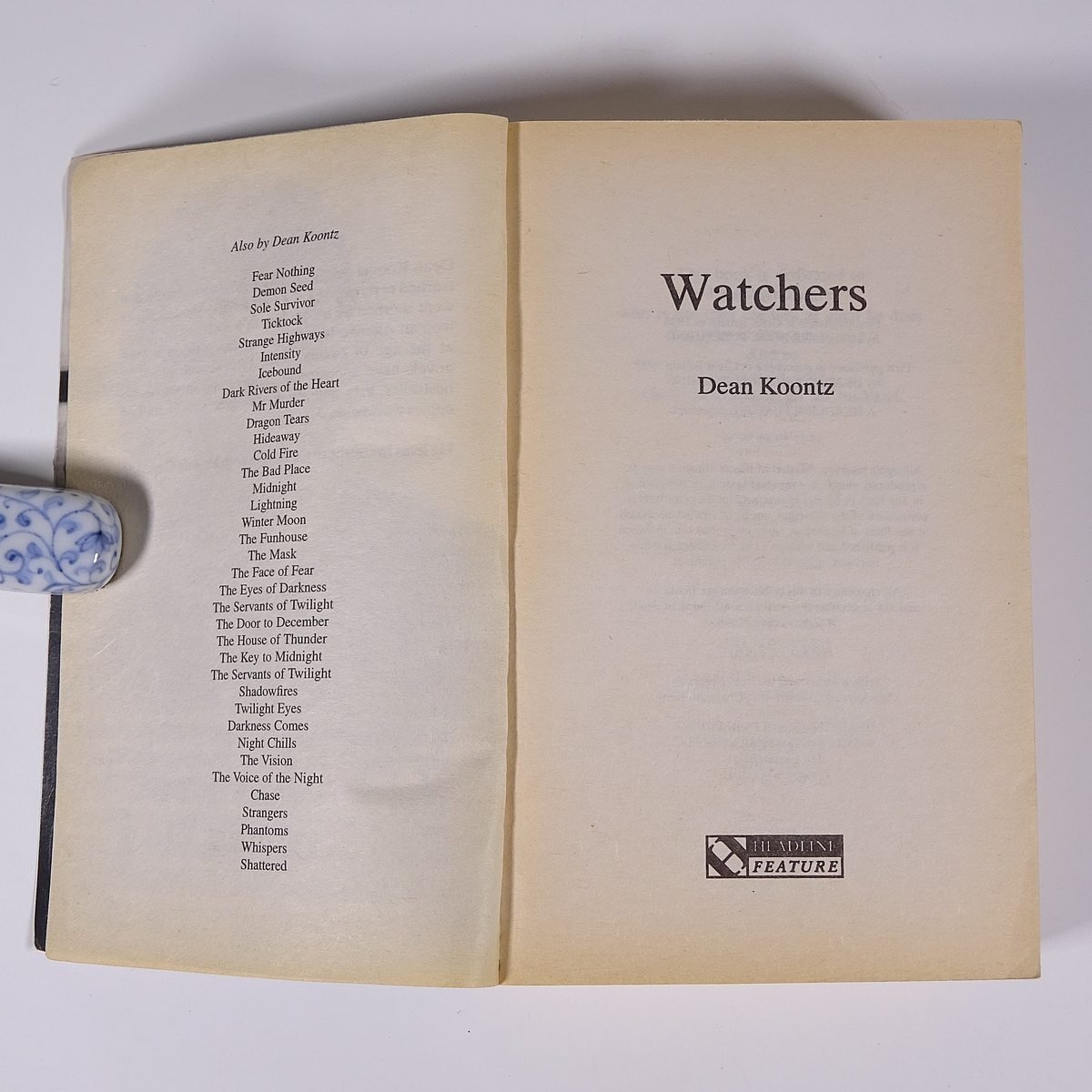 【英語洋書】 WATCHERS ウォッチャーズ Dean Koontz ディーン・R・クーンツ著 1988 単行本 ペーパーバック 文学 文芸 海外小説_画像6
