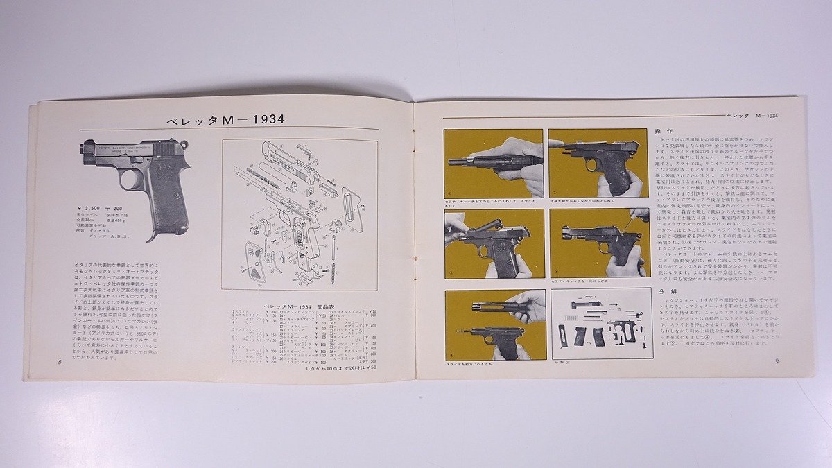 MODEL GUN Catalogue モデルガン・カタログ Vol.3 N.K.G 日本高級玩具組合 昭和 小冊子 銃器 トイガン モデルガン ワルサーP38 ほか_画像7