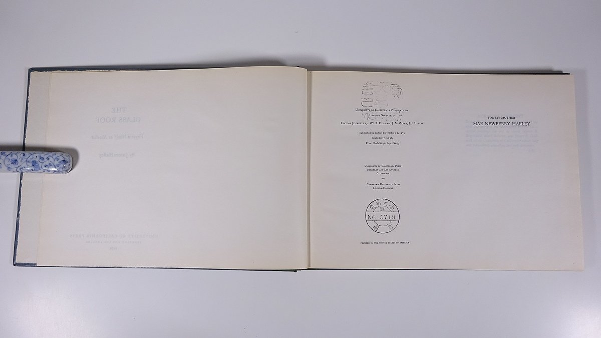 【英語洋書】 THE GLASS ROOF Virginia Woolf as Novelist ガラスの屋根 ヴァージニア・ウルフ ハフリー著 1954 大型本 伝記 人物伝_画像6